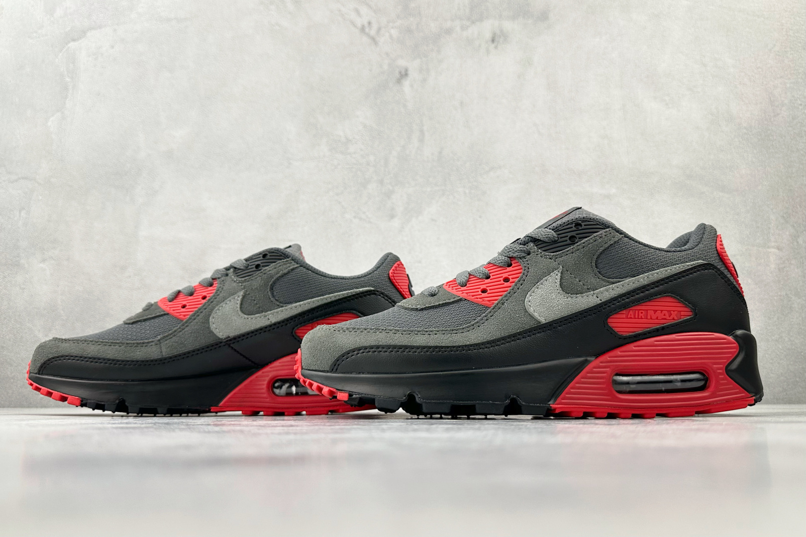 平台专供 Nike Air Max 90 灰红黑 DM0029-007-Top High Quatity Cheap Sneakers Fashion Clothing Clothes Bags handbags Shoes of all Brand wholesale With The best Quality And Beautiful Price from China Factory Chinese suppliers wholesaler seller 平台专供 Nike Air Max 90 灰红黑 DM0029-007