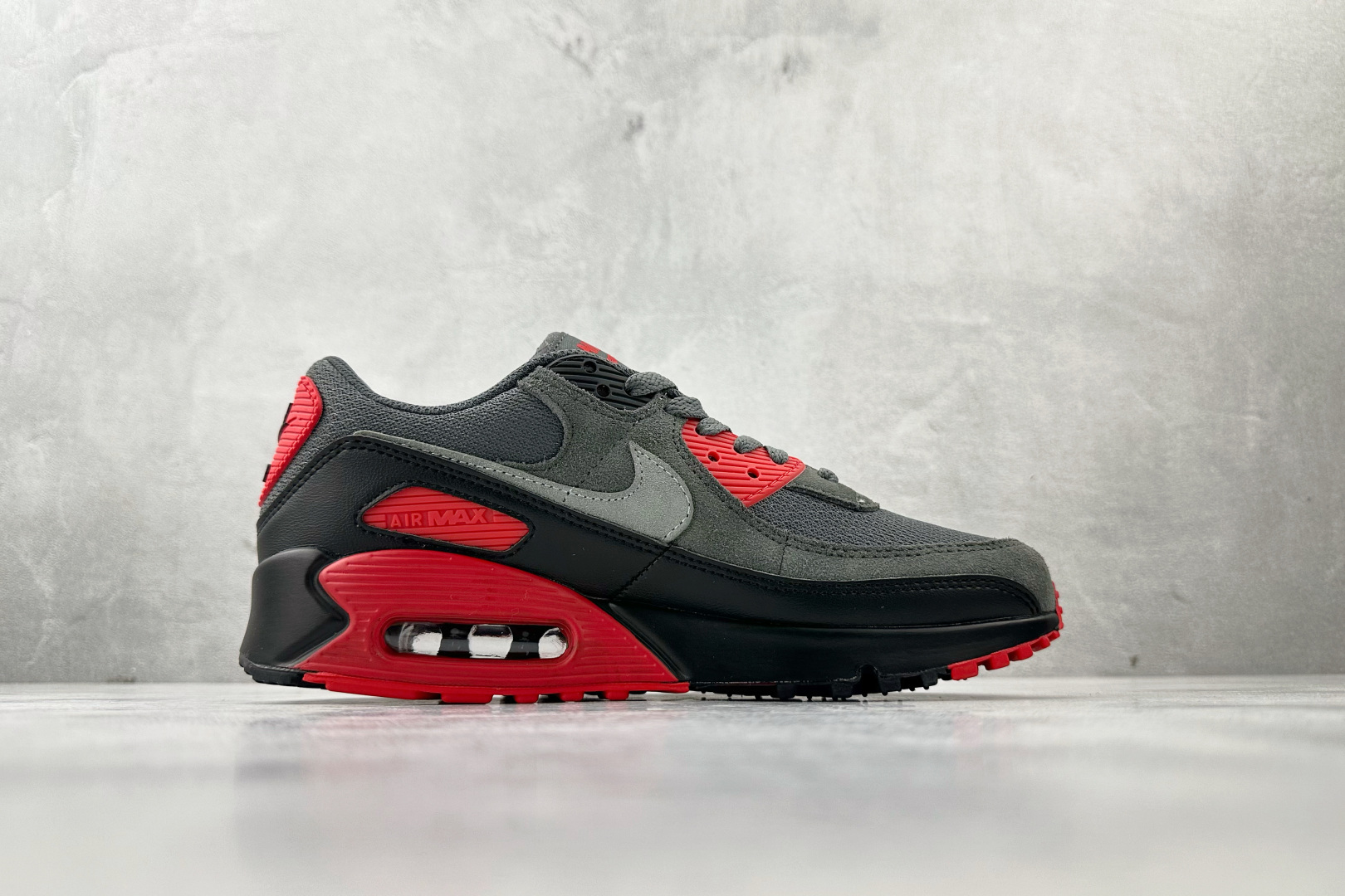 平台专供 Nike Air Max 90 灰红黑 DM0029-007-Top High Quatity Cheap Sneakers Fashion Clothing Clothes Bags handbags Shoes of all Brand wholesale With The best Quality And Beautiful Price from China Factory Chinese suppliers wholesaler seller 平台专供 Nike Air Max 90 灰红黑 DM0029-007