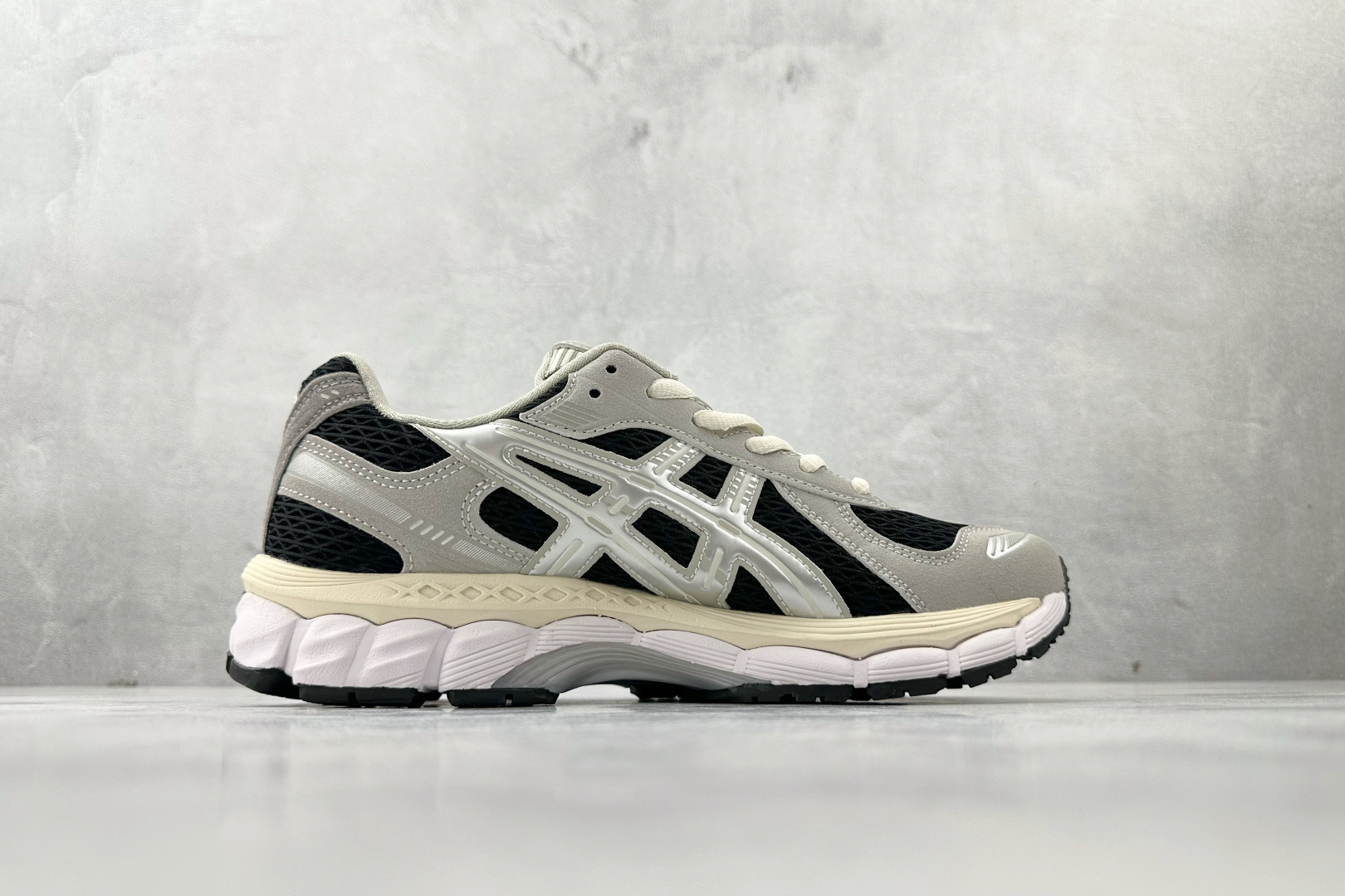 210 外贸订单 配色齐全 正确版本 完美还原 KITH x ASICS GEL-Kayano 12.1 灰黑色 1203A846-020