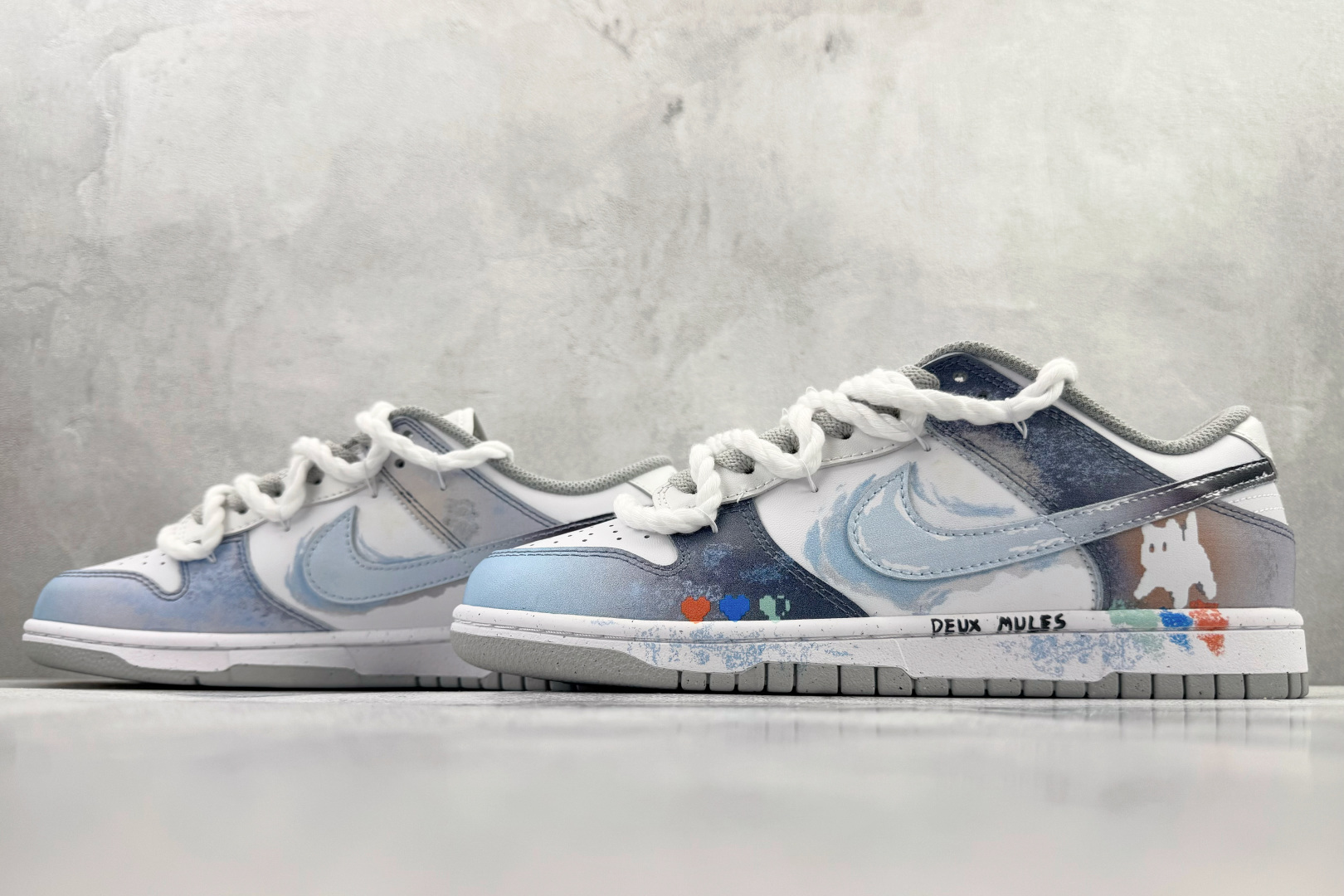 300 定制球鞋 Nike Dunk 赛博 “怪奇小猫” 灰白蓝 DD1391-103-Chinese UA Cheap High Quatity Brand Clothes Bags handbags Sneakers wholesale wholesaler seller from China Factory suppliers Fashion Clothing Shoes best Quality Beautiful Price 300 定制球鞋 Nike Dunk 赛博 “怪奇小猫” 灰白蓝 DD1391-103