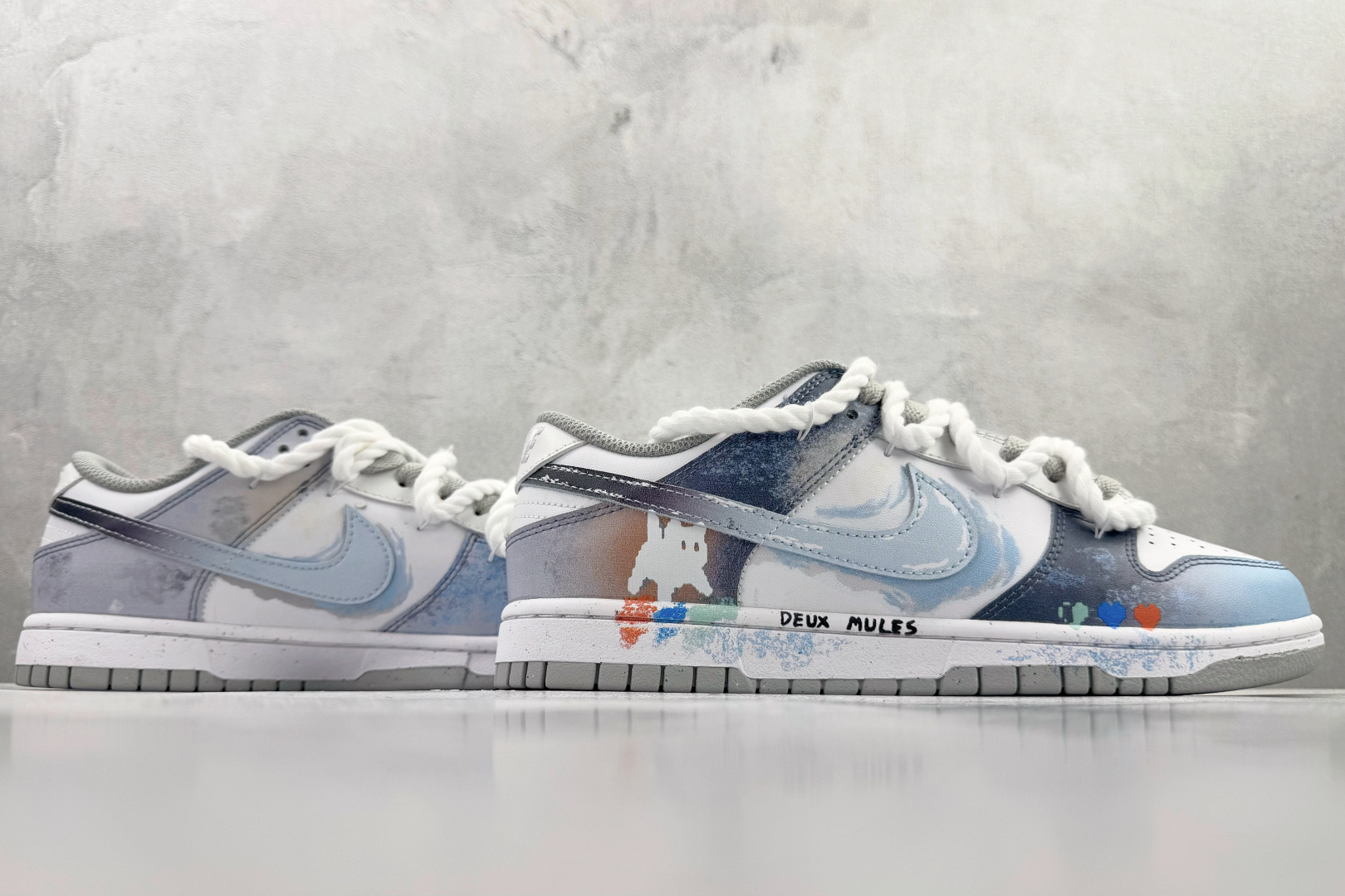 300 定制球鞋 Nike Dunk 赛博 “怪奇小猫” 灰白蓝 DD1391-103-Chinese UA Cheap High Quatity Brand Clothes Bags handbags Sneakers wholesale wholesaler seller from China Factory suppliers Fashion Clothing Shoes best Quality Beautiful Price 300 定制球鞋 Nike Dunk 赛博 “怪奇小猫” 灰白蓝 DD1391-103
