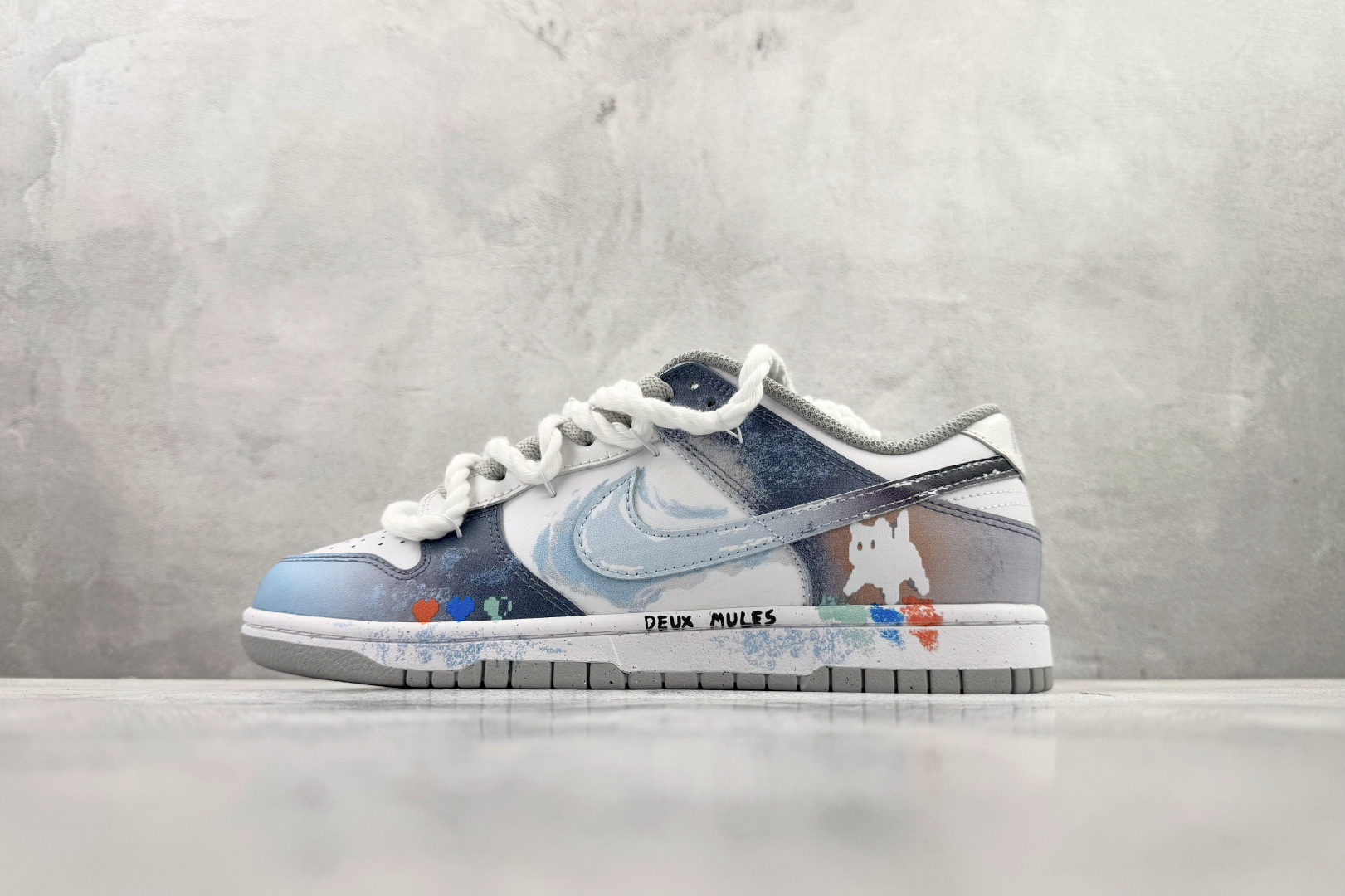 300 定制球鞋 Nike Dunk 赛博 “怪奇小猫” 灰白蓝 DD1391-103-Chinese UA Cheap High Quatity Brand Clothes Bags handbags Sneakers wholesale wholesaler seller from China Factory suppliers Fashion Clothing Shoes best Quality Beautiful Price 300 定制球鞋 Nike Dunk 赛博 “怪奇小猫” 灰白蓝 DD1391-103