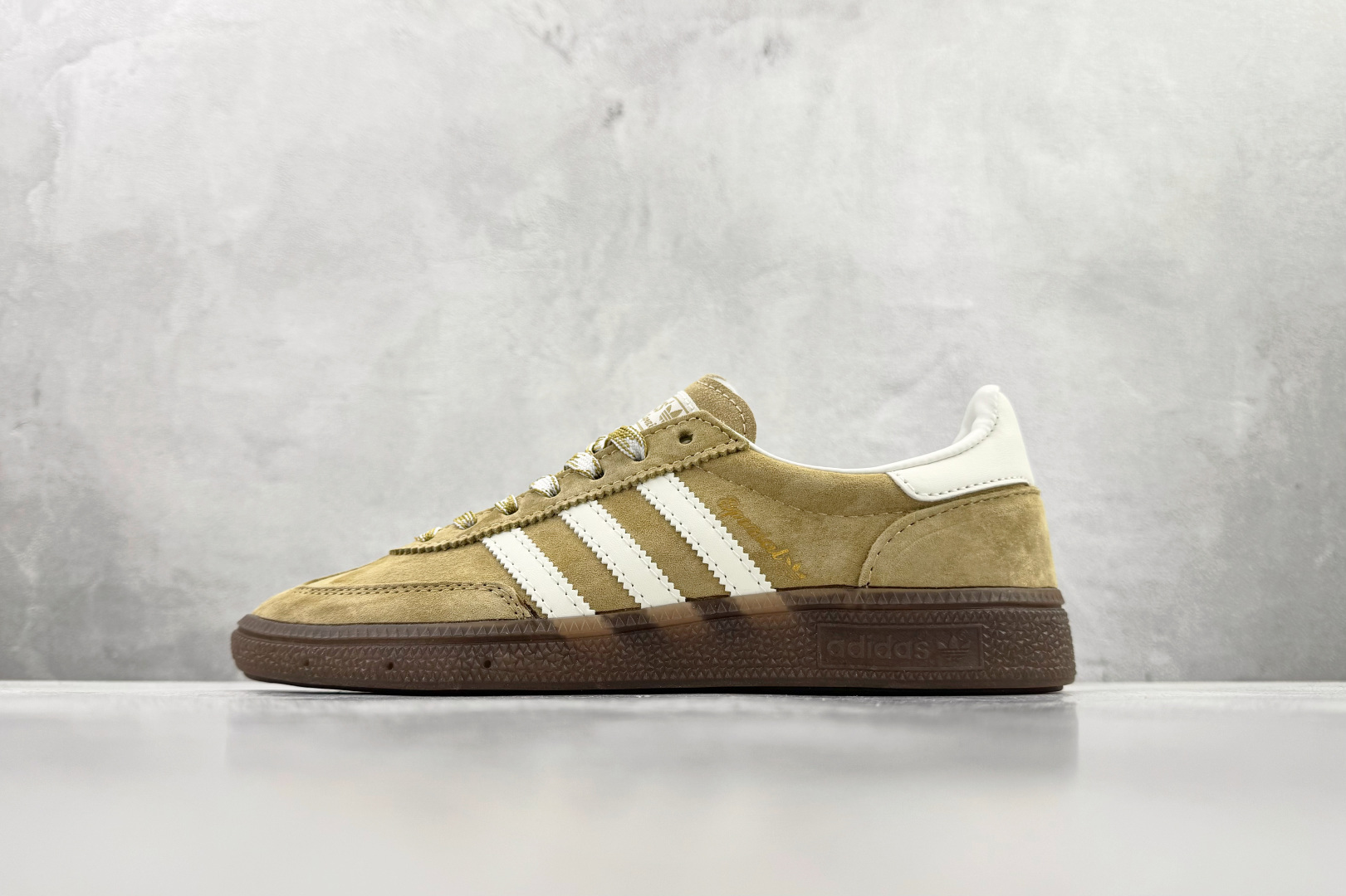 出口订单 adidas originals HANDBALL SPEZIAL 卡其棕 KI5939