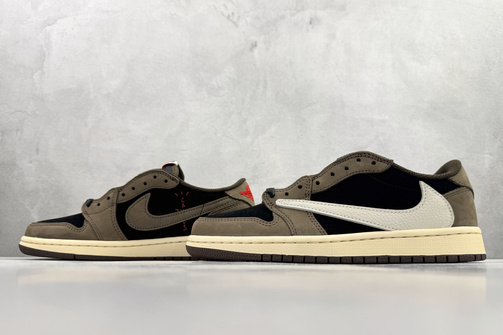 平台爆款 Travis Scott x Jordan Air Jordan 1 Low TS SP 倒钩1.0 深棕 CQ4277-001