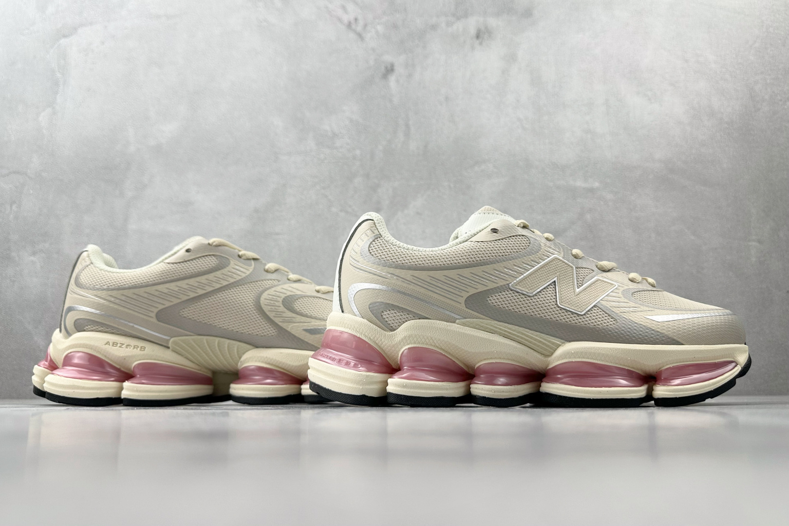 大厂出品 New Balance ABZORB 2000 米白粉 U20008XQ 大厂出品 New Balance ABZORB 2000 米白粉 U20008XQ