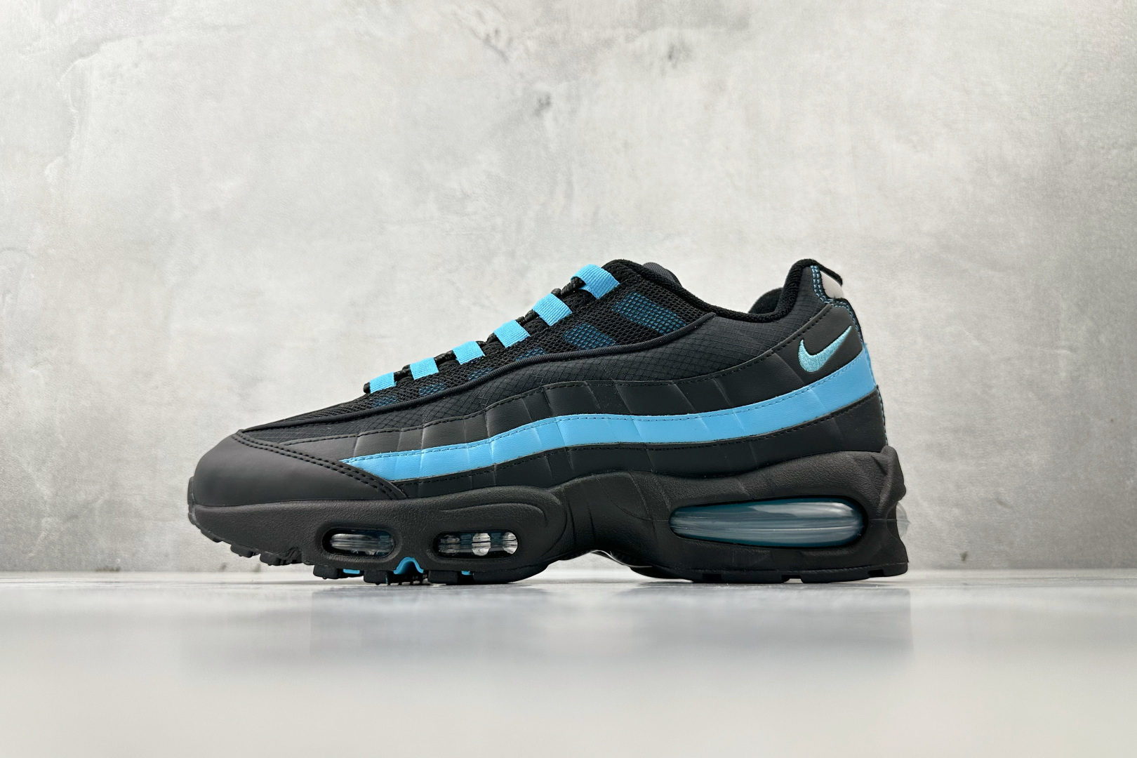 平台专供 Nike Air Max 95 黑蓝色 IB1667-001