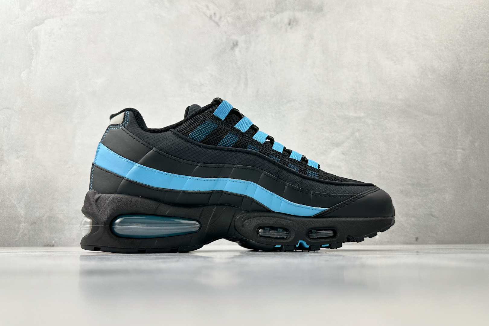 平台专供 Nike Air Max 95 黑蓝色 IB1667-001