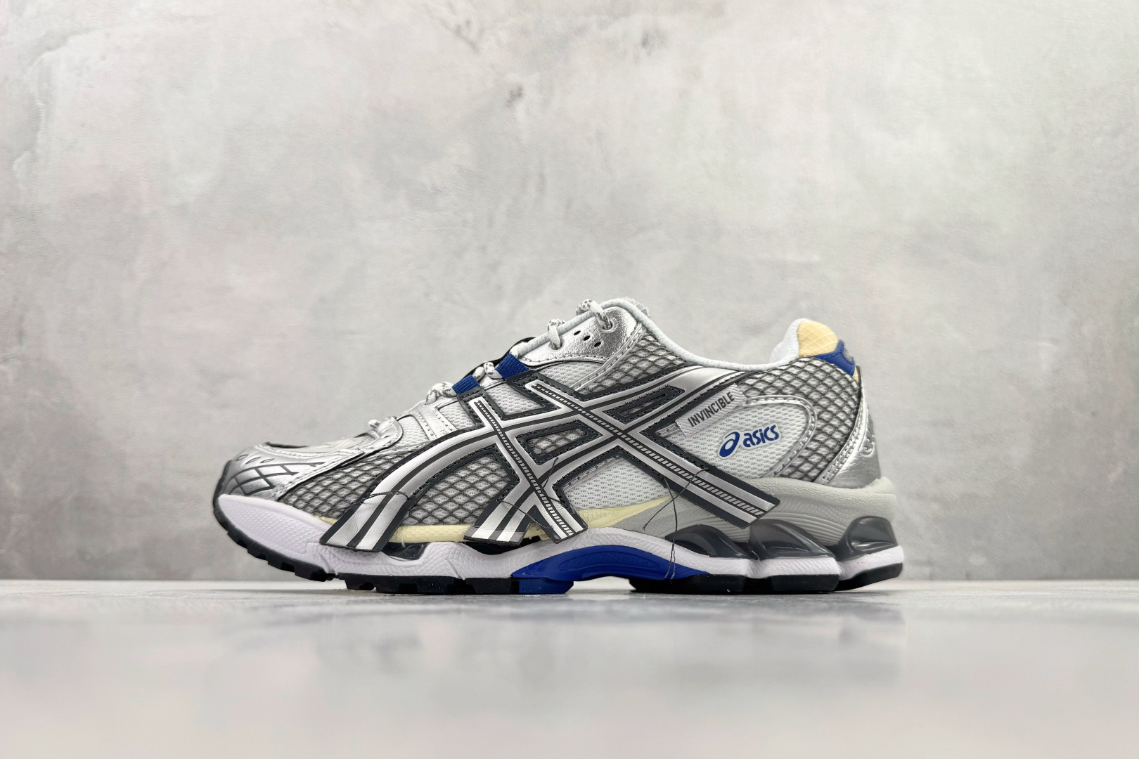 外贸订单 配色齐全 正确版本 完美还原 INVINCIBLE x ASICS GEL-Nimbus 10.1 HTTP 404 蓝白色 1203A814-021