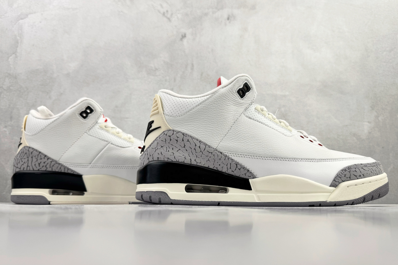 LJR Jordan Air Jordan 3 White Cement Reimagined 白灰 货