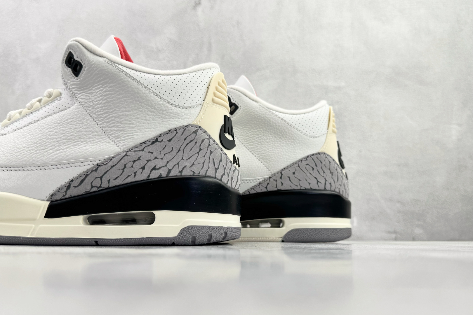 LJR Jordan Air Jordan 3 White Cement Reimagined 白灰 货