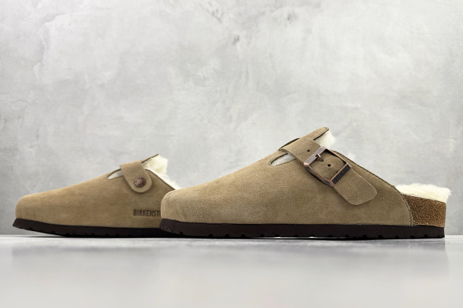 Birkenstock Boston Shearling 棕色 1027460