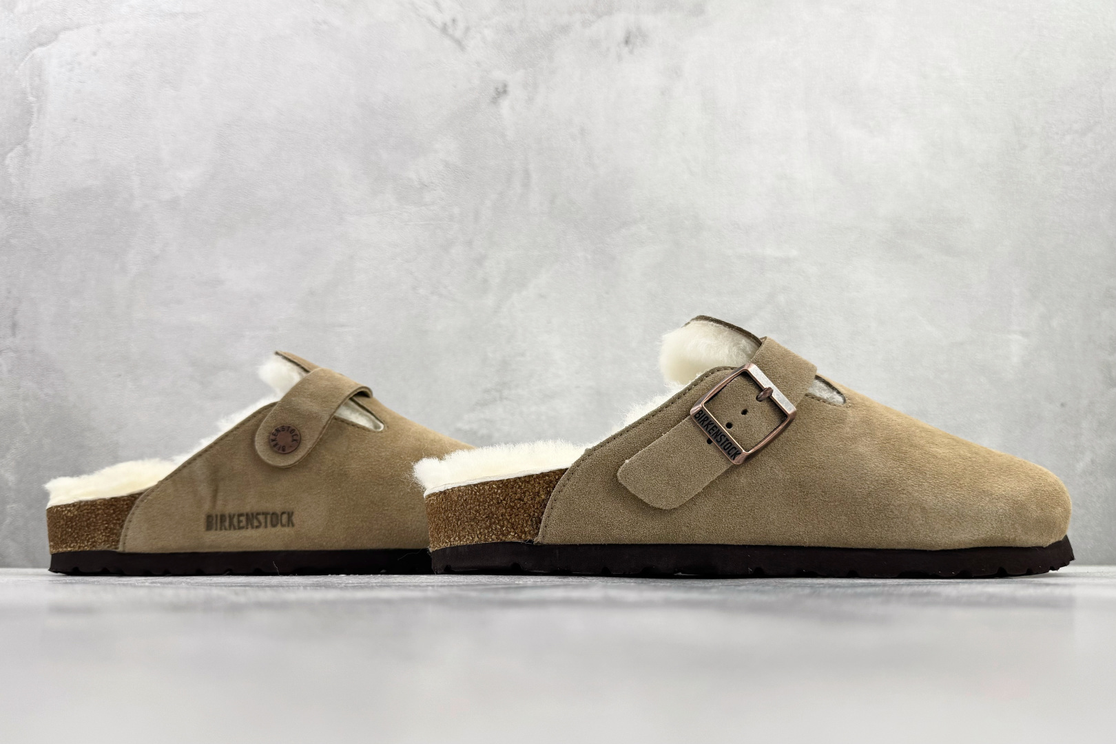 Birkenstock Boston Shearling 棕色 1027460