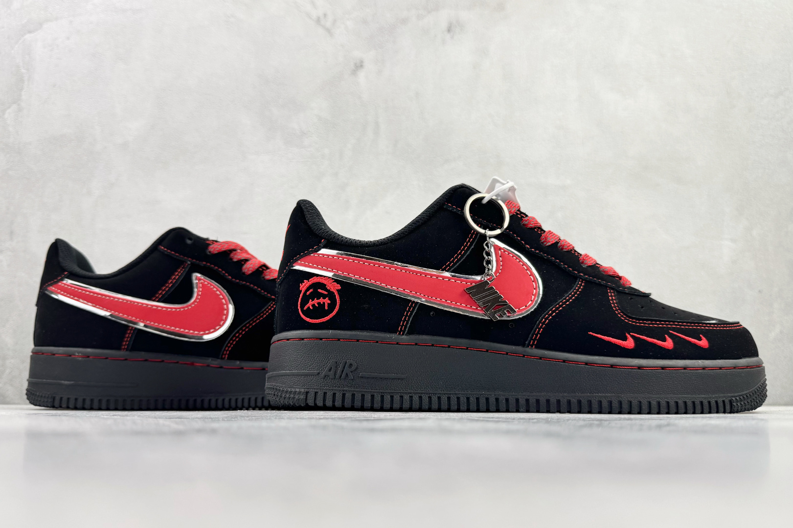 Nike Air Force 1'07 LX 黑红 DD1982-339