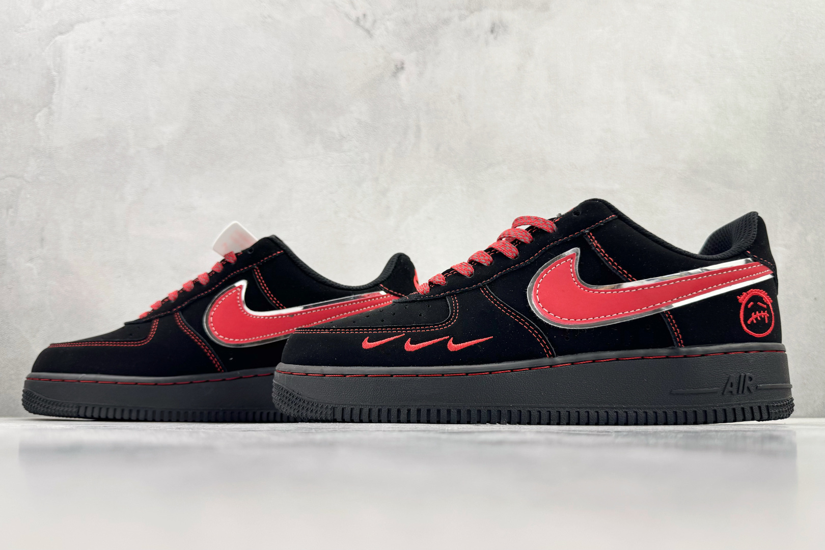 Nike Air Force 1'07 LX 黑红 DD1982-339