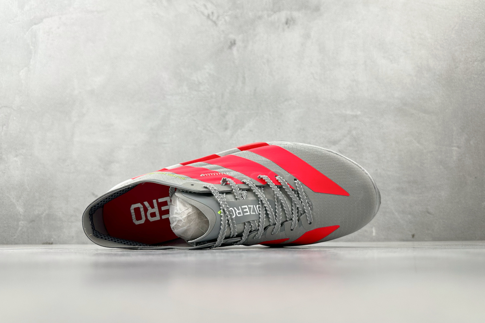 adidas Adizero Adios Pro 5灰红 K18296 adidas Adizero Adios Pro 5灰红 K18296