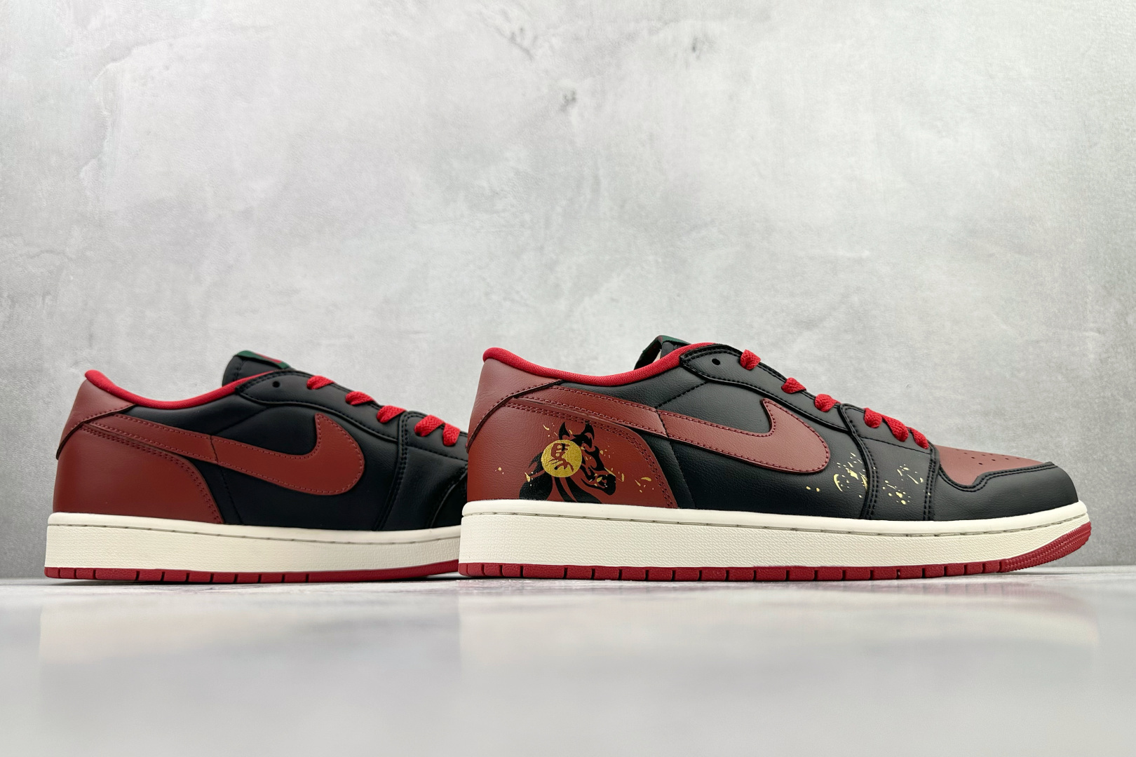 综合版 定制球鞋 Jordan Air Jordan 1 RC 赤炎飞马 CNY马年 黑红色 CZ0775-036 综合版 定制球鞋 Jordan Air Jordan 1 RC 赤炎飞马 CNY马年 黑红色 CZ0775-036