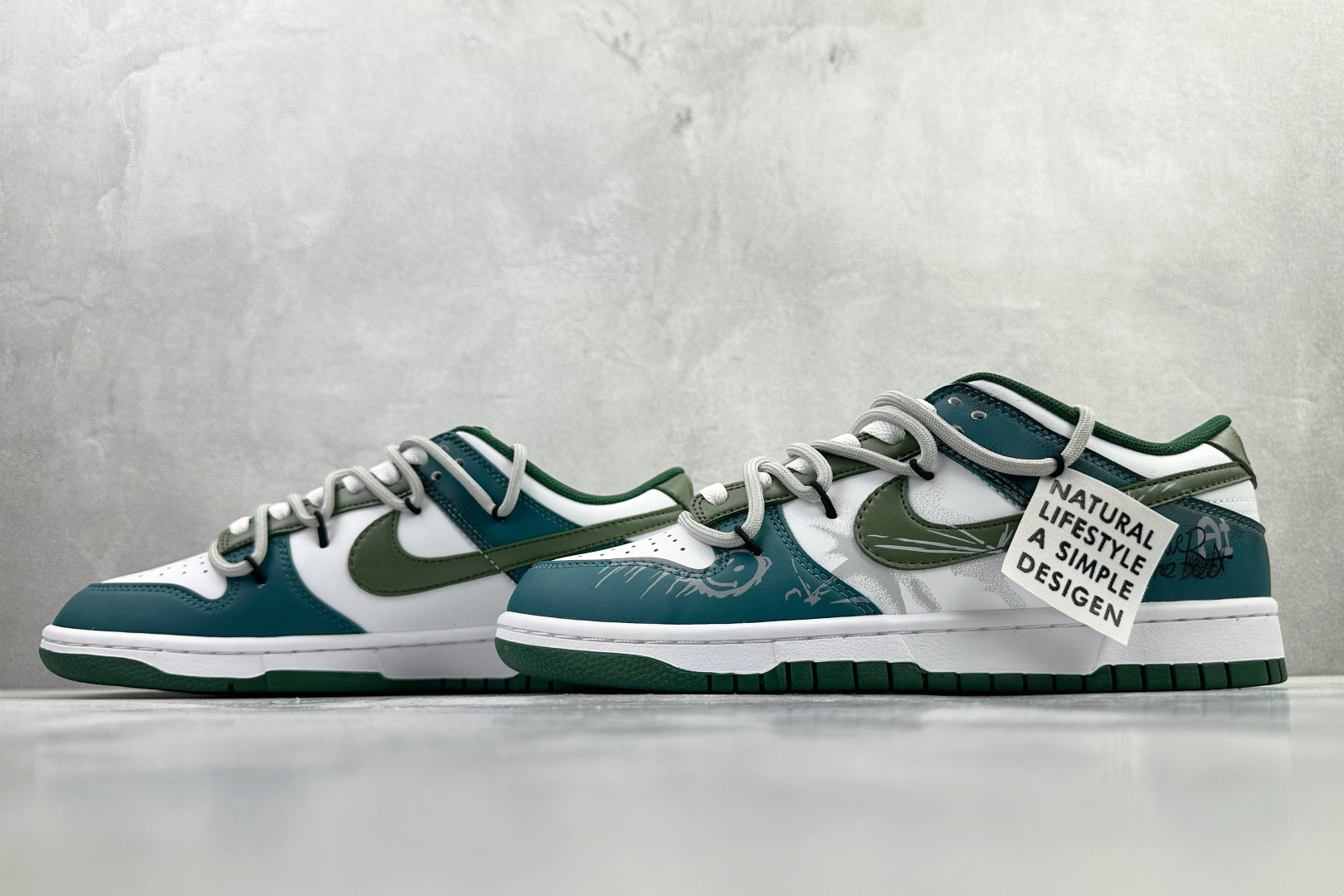 定制球鞋 Nike Dunk 林行者 森林奇境 绿色 DD1391-101 定制球鞋 Nike Dunk 林行者 森林奇境 绿色 DD1391-101