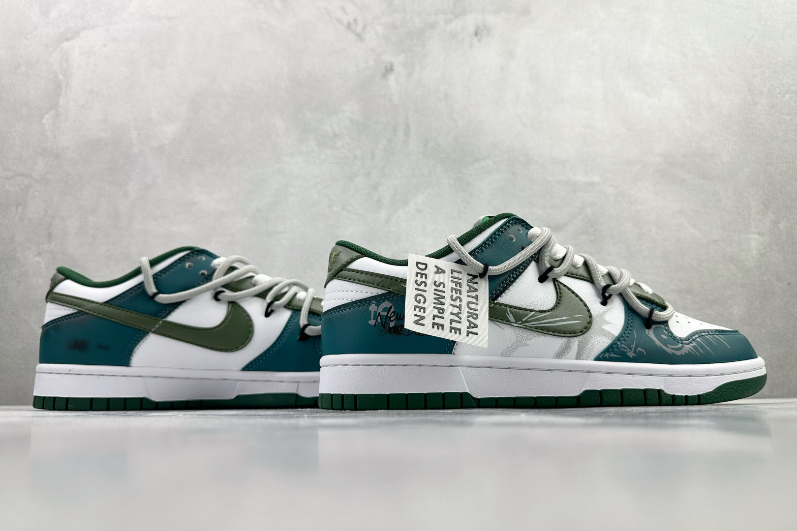 定制球鞋 Nike Dunk 林行者 森林奇境 绿色 DD1391-101 定制球鞋 Nike Dunk 林行者 森林奇境 绿色 DD1391-101