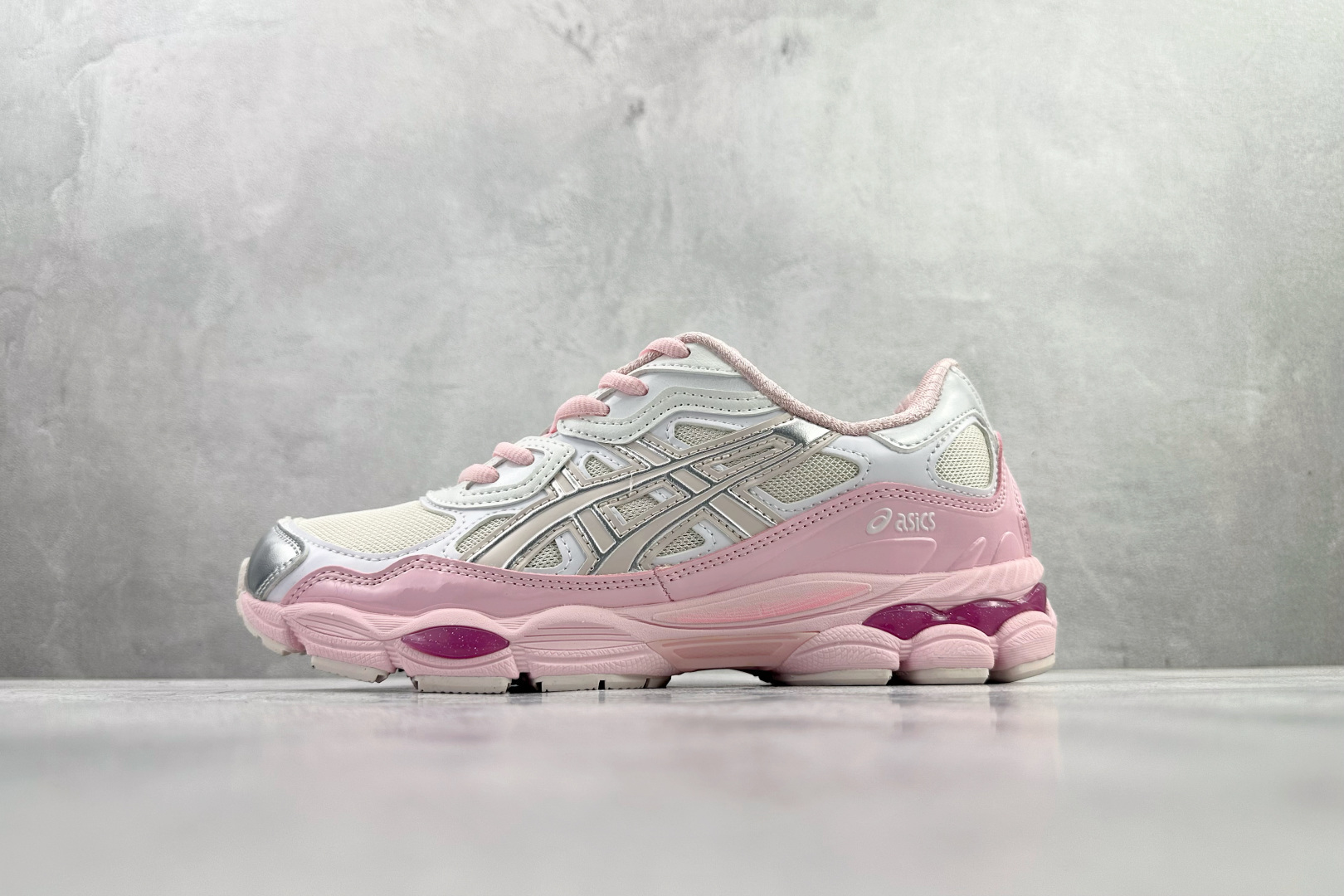 KICKI YANG ZHANG x Asics GEL-N银粉色 1203A571-100 KICKI YANG ZHANG x Asics GEL-N银粉色 1203A571-100