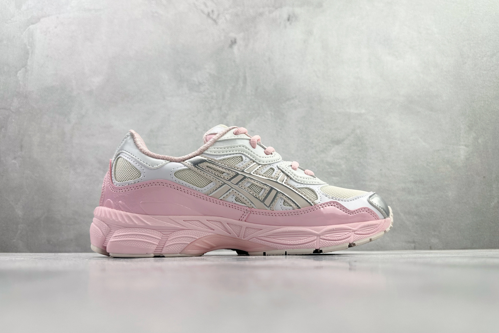 KICKI YANG ZHANG x Asics GEL-N银粉色 1203A571-100 KICKI YANG ZHANG x Asics GEL-N银粉色 1203A571-100