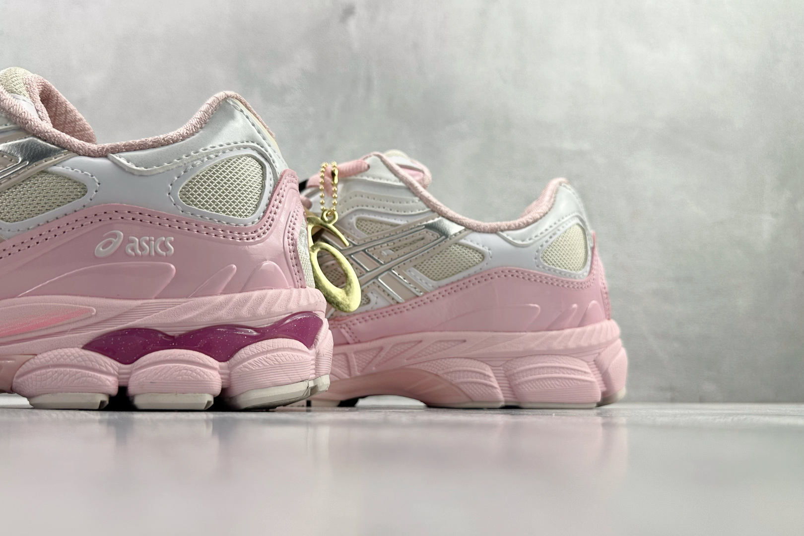 KICKI YANG ZHANG x Asics GEL-N银粉色 1203A571-100 KICKI YANG ZHANG x Asics GEL-N银粉色 1203A571-100