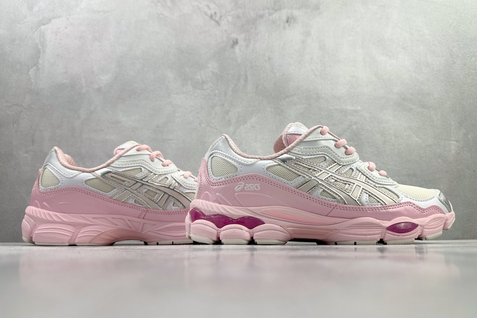 KICKI YANG ZHANG x Asics GEL-N银粉色 1203A571-100 KICKI YANG ZHANG x Asics GEL-N银粉色 1203A571-100