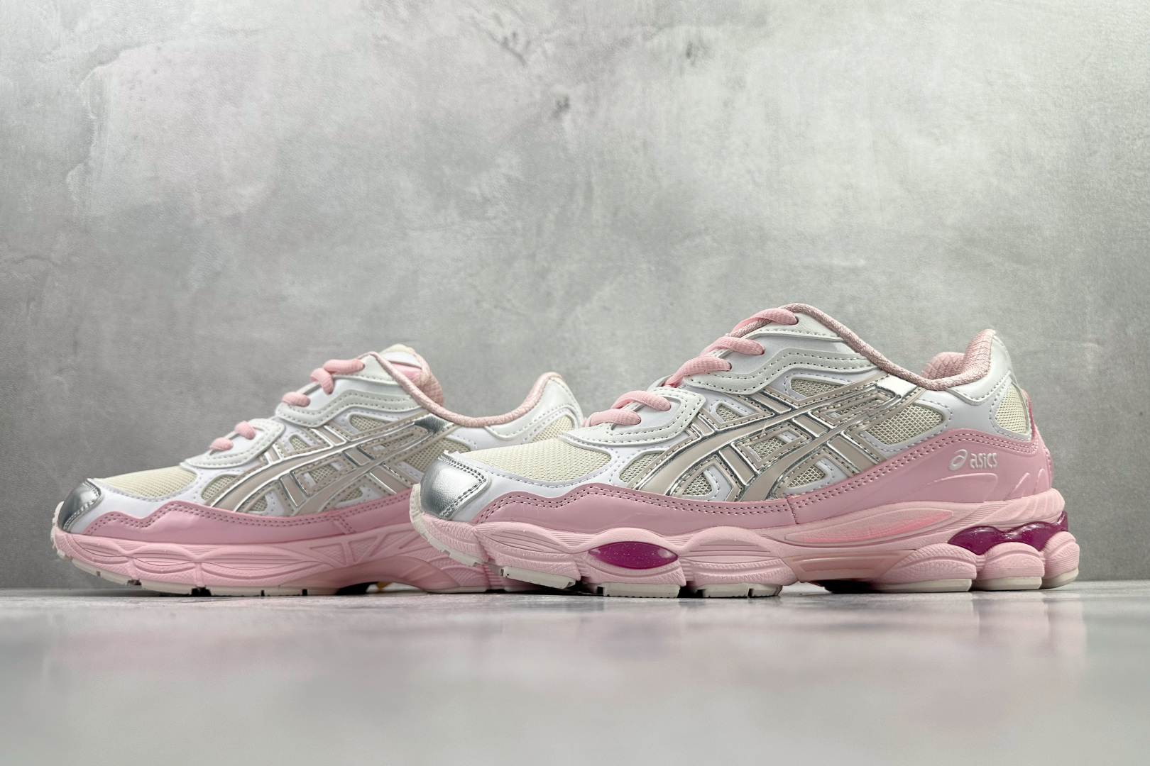 KICKI YANG ZHANG x Asics GEL-N银粉色 1203A571-100 KICKI YANG ZHANG x Asics GEL-N银粉色 1203A571-100