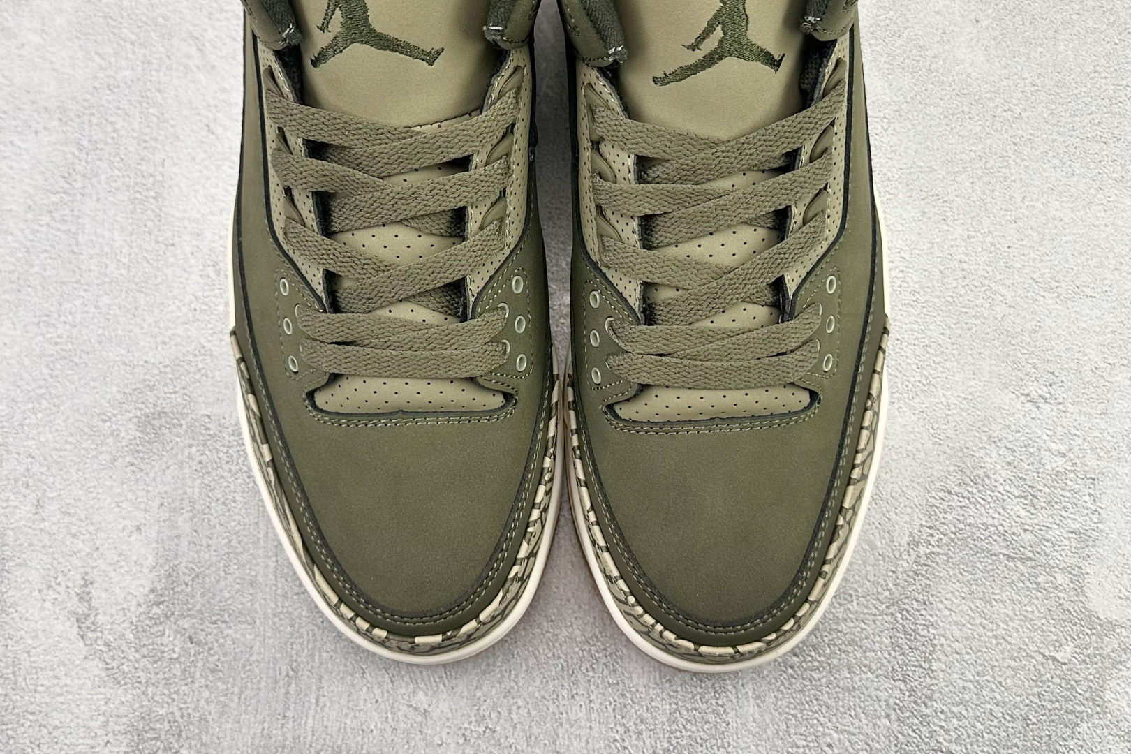 N版  东南亚订单 Jordan Air Jordan 3 "Family Affair"橄榄绿 货号：DN3707-2
