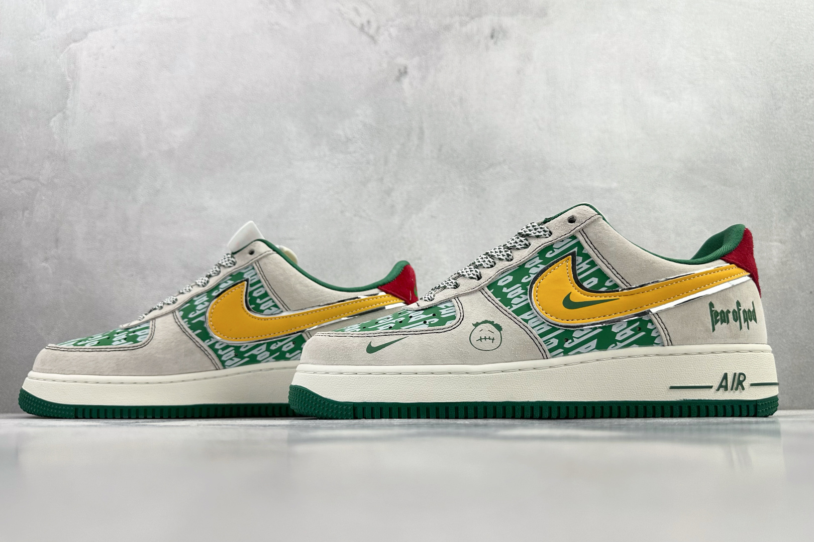 Nike AIR FORCE 1'07 LX 灰绿黄 SY1388-025 Nike AIR FORCE 1'07 LX 灰绿黄 SY1388-025