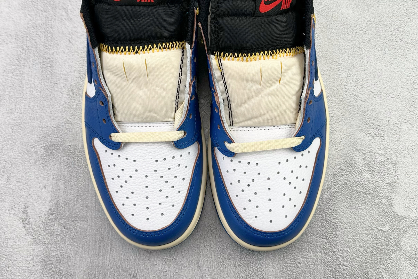 LJR Jordan Air Jordan 1 Retro Low OG 蓝红货号：HQ6998 146