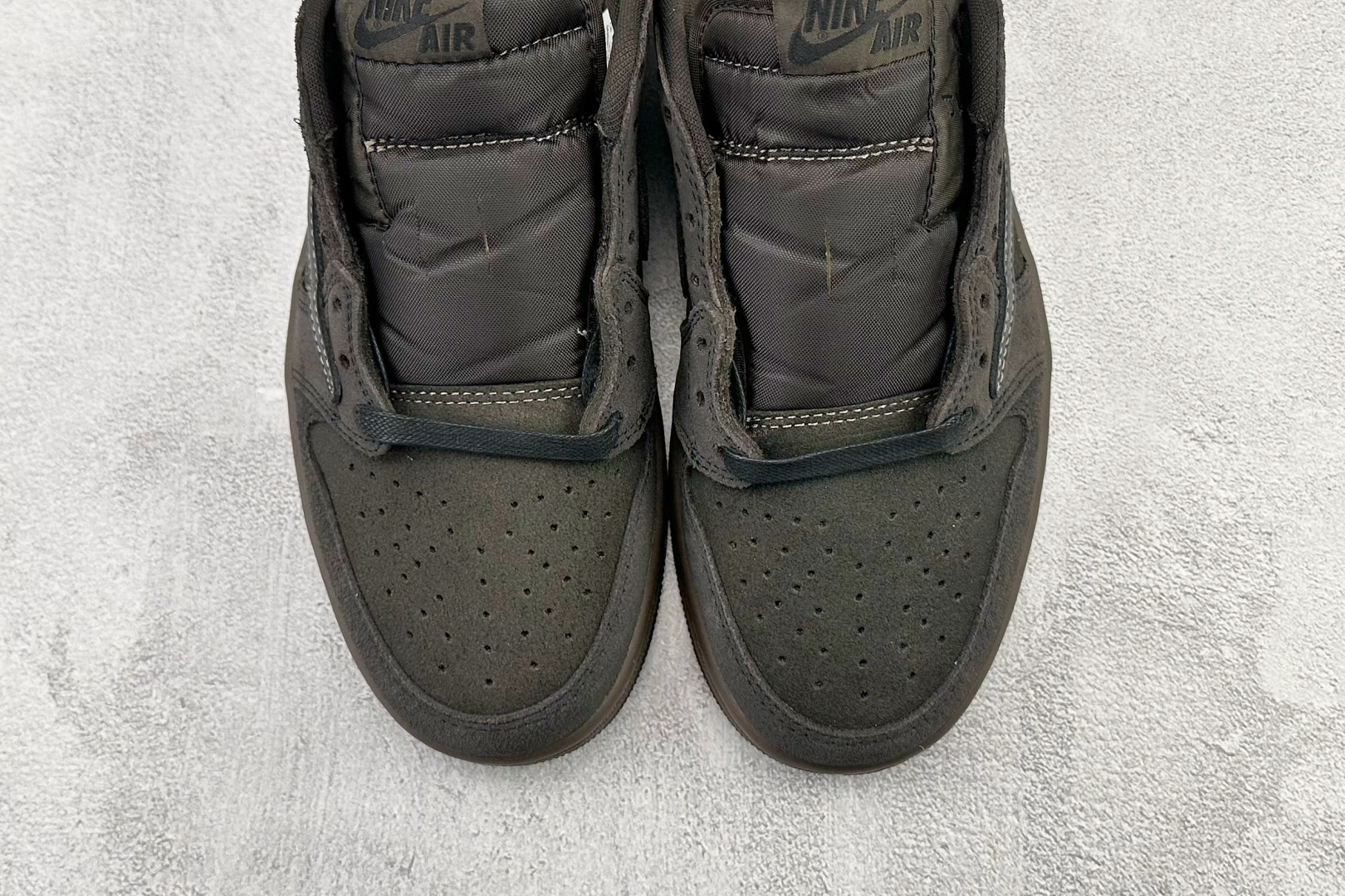 260 Travis Scott x Jordan Air Jordan 1 Low Velvet Brown倒钩9.0 丝绒摩卡 黑棕 DM7866-202