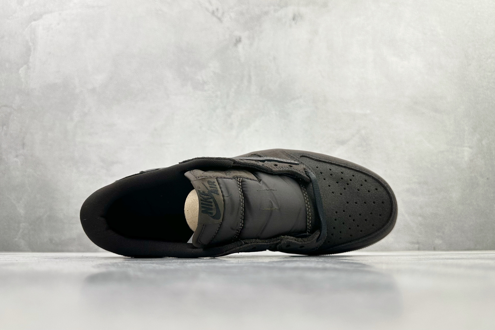 260 Travis Scott x Jordan Air Jordan 1 Low Velvet Brown倒钩9.0 丝绒摩卡 黑棕 DM7866-202