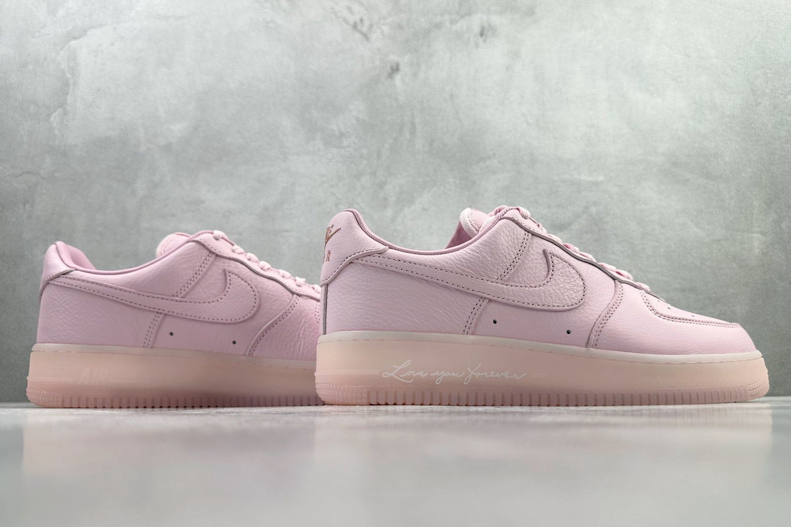 原厂皮 NOCTA x Nike Air Force 1 “Love You Forever”粉银色 CZ8065-600-Chinese wholesaler seller Clothes Bags handbags wholesale Shoes High Quatity wholesaler seller Cheap Sneakers from China Factory Chinese suppliers china wholesale clothing wholesaler seller 原厂皮 NOCTA x Nike Air Force 1 “Love You Forever”粉银色 CZ8065-600