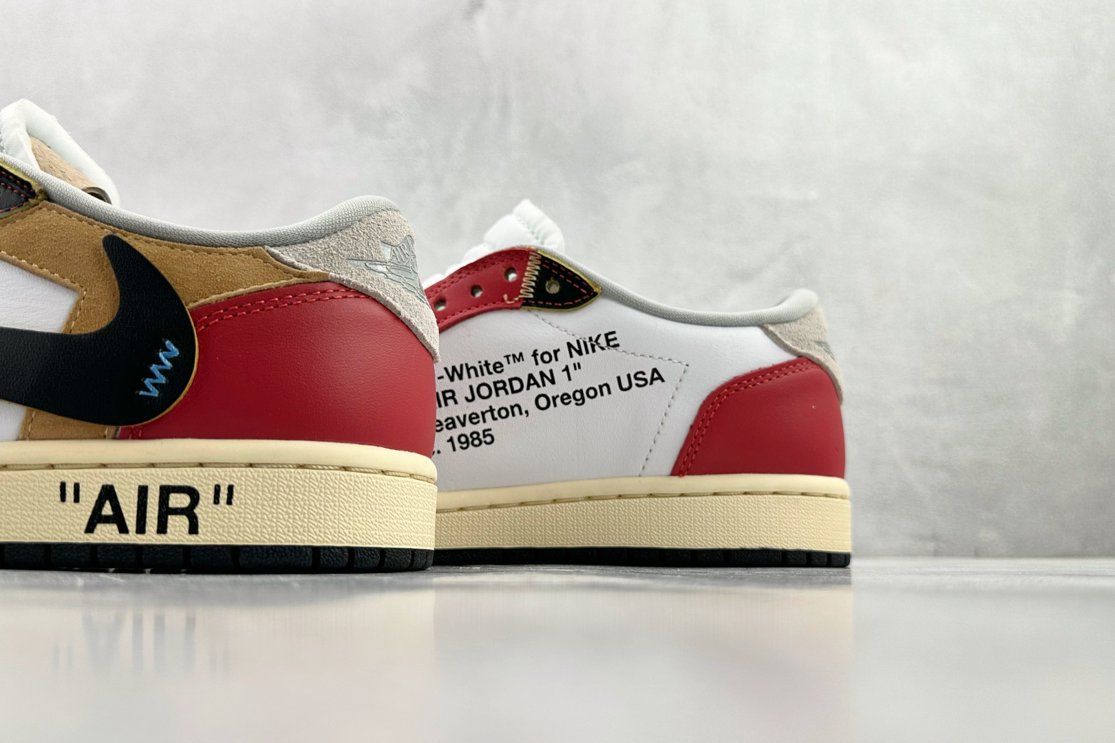 Travis Scott x OFF-WHITE x Jordan Air Jordan 1黑白红 DM7866-104-Chinese wholesaler seller Clothes Bags handbags wholesale Shoes High Quatity wholesaler seller Cheap Sneakers from China Factory Chinese suppliers china wholesale clothing wholesaler seller Travis Scott x OFF-WHITE x Jordan Air Jordan 1黑白红 DM7866-104