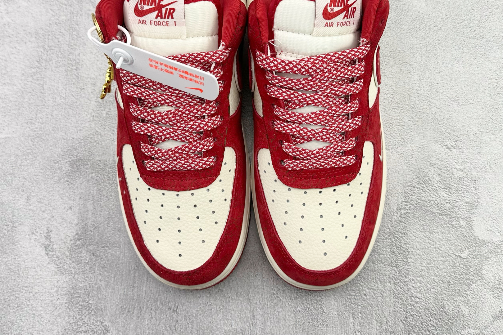 260 Nike AIR FORCE 1'07 Low 马年限定 米白红 XL1979-144