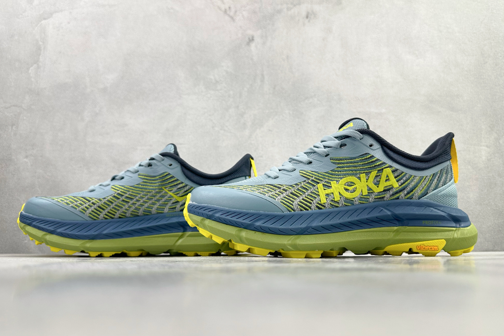 200 平台专供 HOKA ONE ONE Mafate Speed 4 蓝黄 1129930-SBDCT