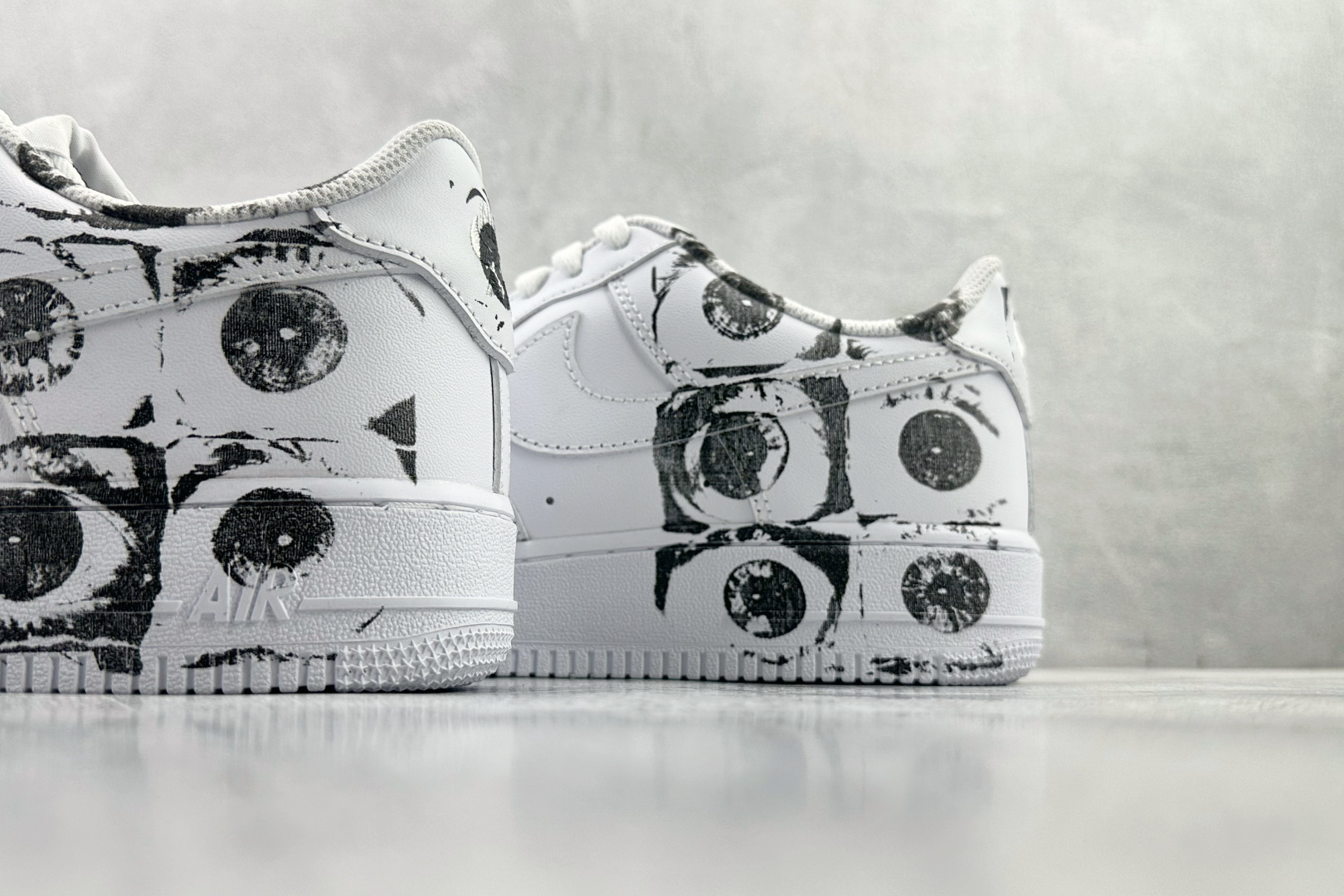 原厂皮 Nike x CDG x Supreme Air Force 1 Supreme Comme des Garcons Shirt 白黑 923044-100