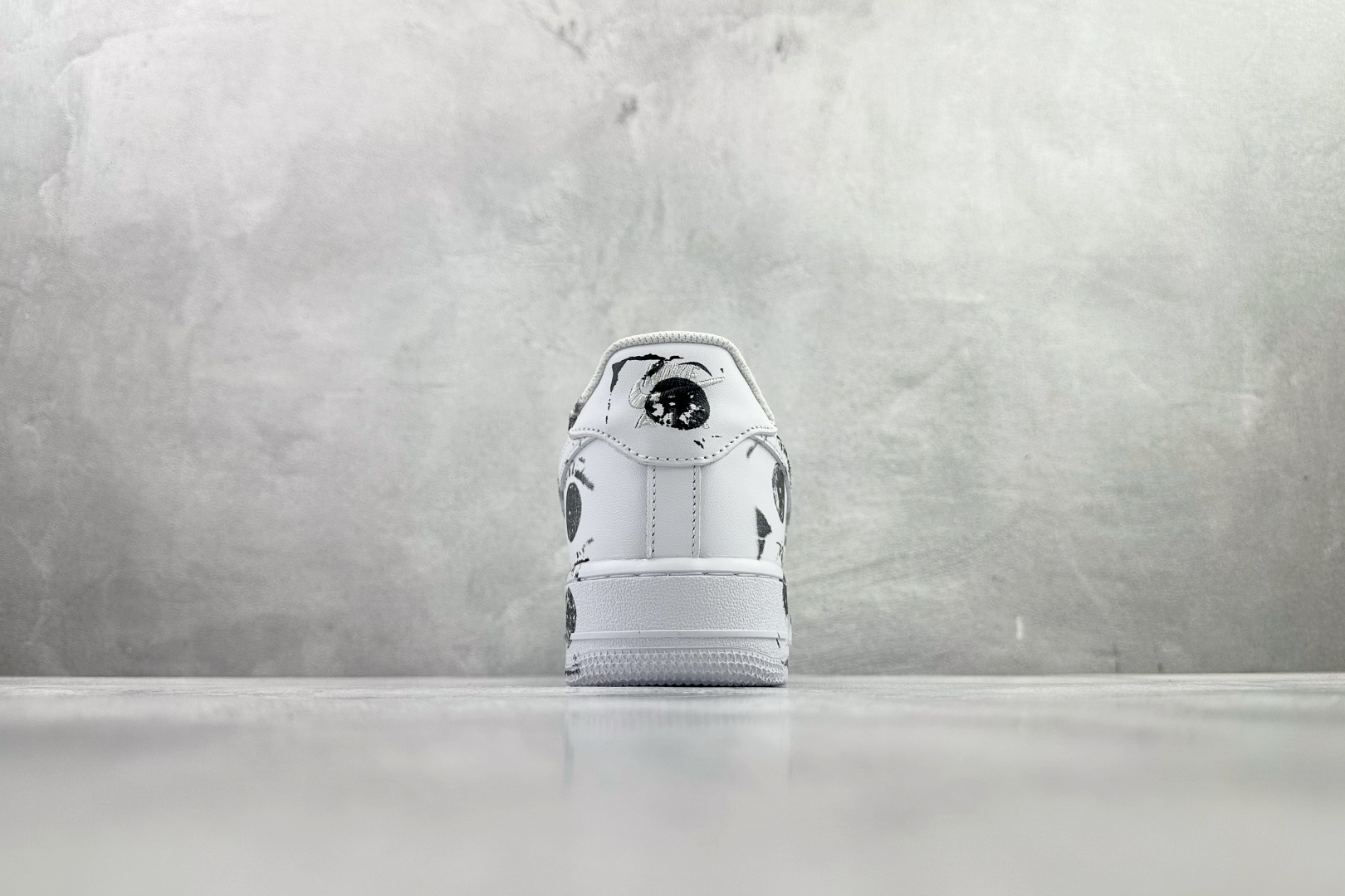 原厂皮 Nike x CDG x Supreme Air Force 1 Supreme Comme des Garcons Shirt 白黑 923044-100