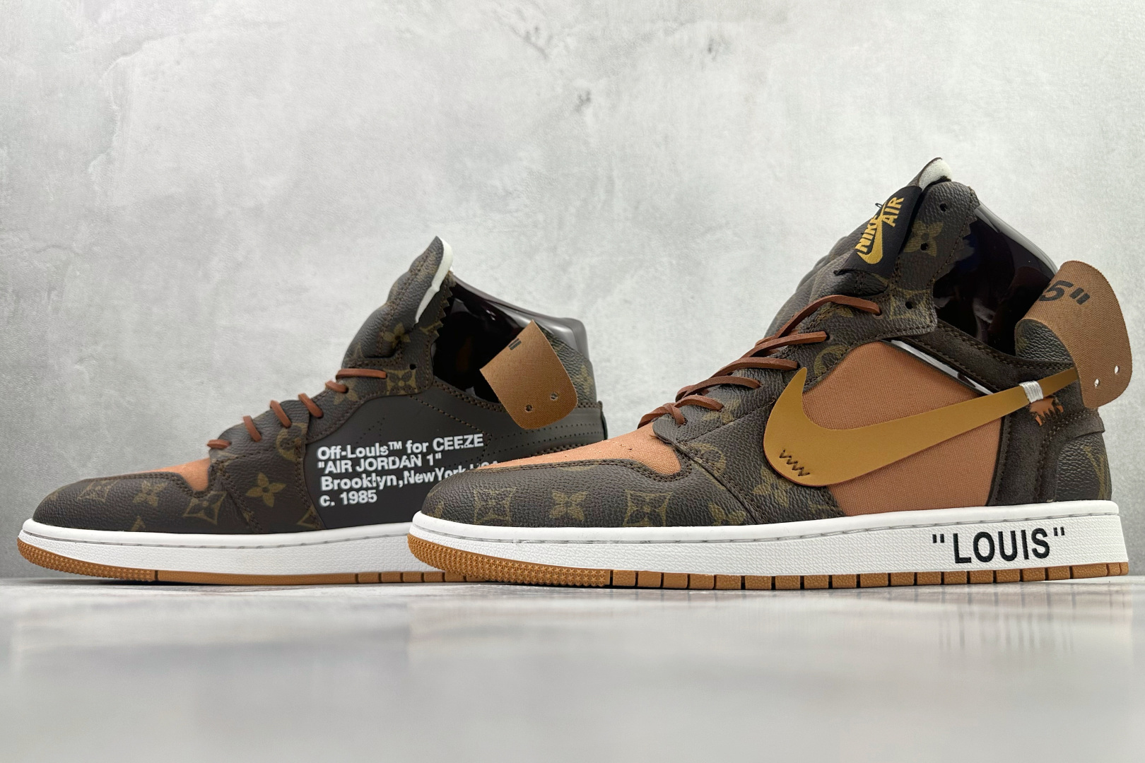 300 Louis Vuitton x OFF-WHITE x Air Jordan 1 三方联名 棕色 FP7069-300-Chinese UA Cheap High Quatity Brand Clothes Bags handbags Sneakers wholesale wholesaler seller from China Factory suppliers Fashion Clothing Shoes best Quality Beautiful Price 300 Louis Vuitton x OFF-WHITE x Air Jordan 1 三方联名 棕色 FP7069-300