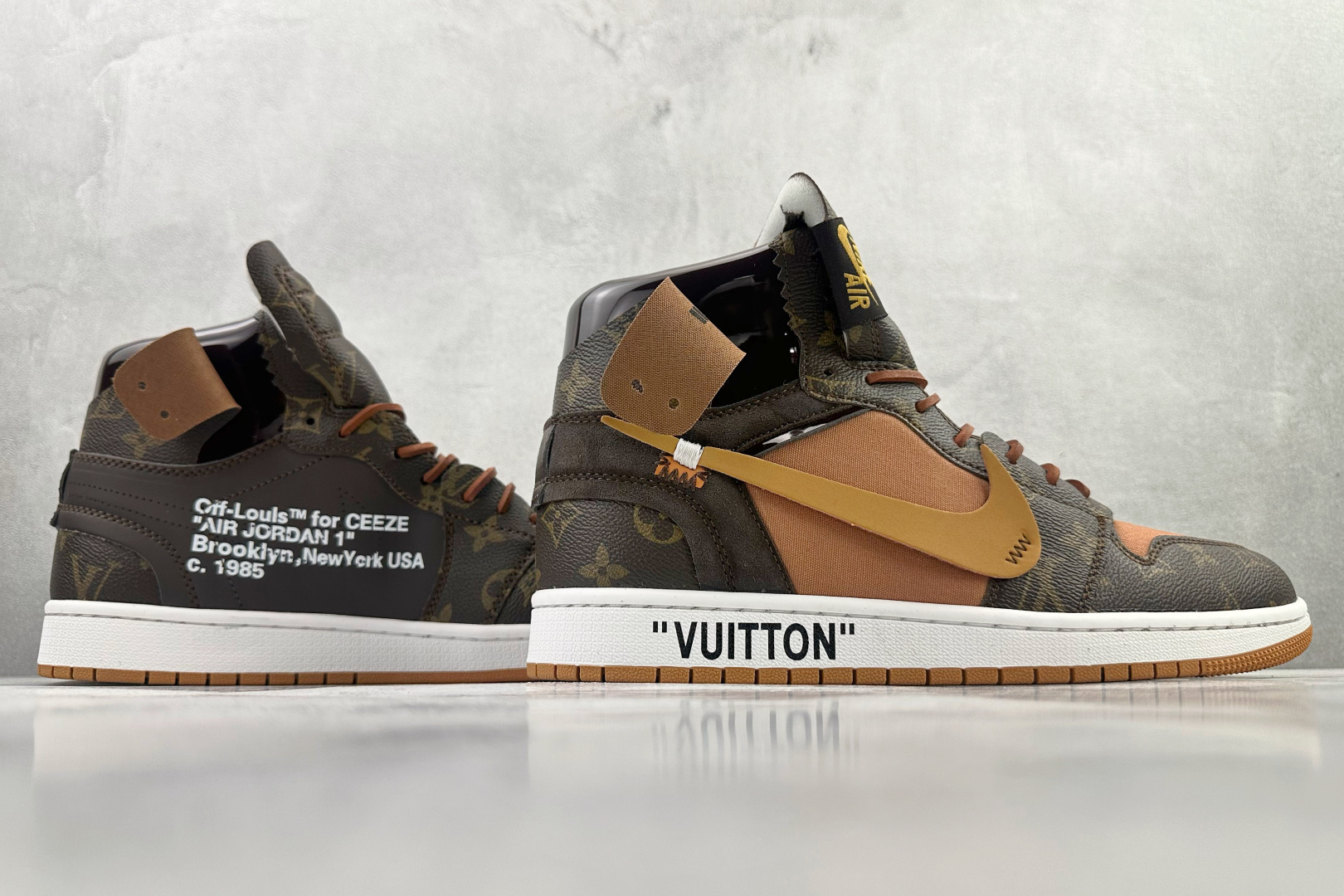 300 Louis Vuitton x OFF-WHITE x Air Jordan 1 三方联名 棕色 FP7069-300-Chinese UA Cheap High Quatity Brand Clothes Bags handbags Sneakers wholesale wholesaler seller from China Factory suppliers Fashion Clothing Shoes best Quality Beautiful Price 300 Louis Vuitton x OFF-WHITE x Air Jordan 1 三方联名 棕色 FP7069-300