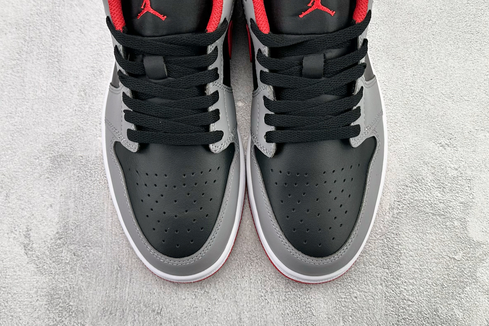 Jordan Air Jordan 1 Low 灰黑粉 553558-060 尺