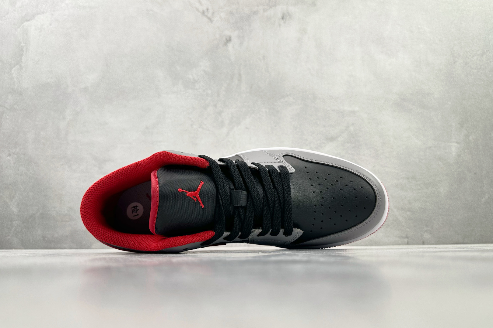 Jordan Air Jordan 1 Low 灰黑粉 553558-060 尺
