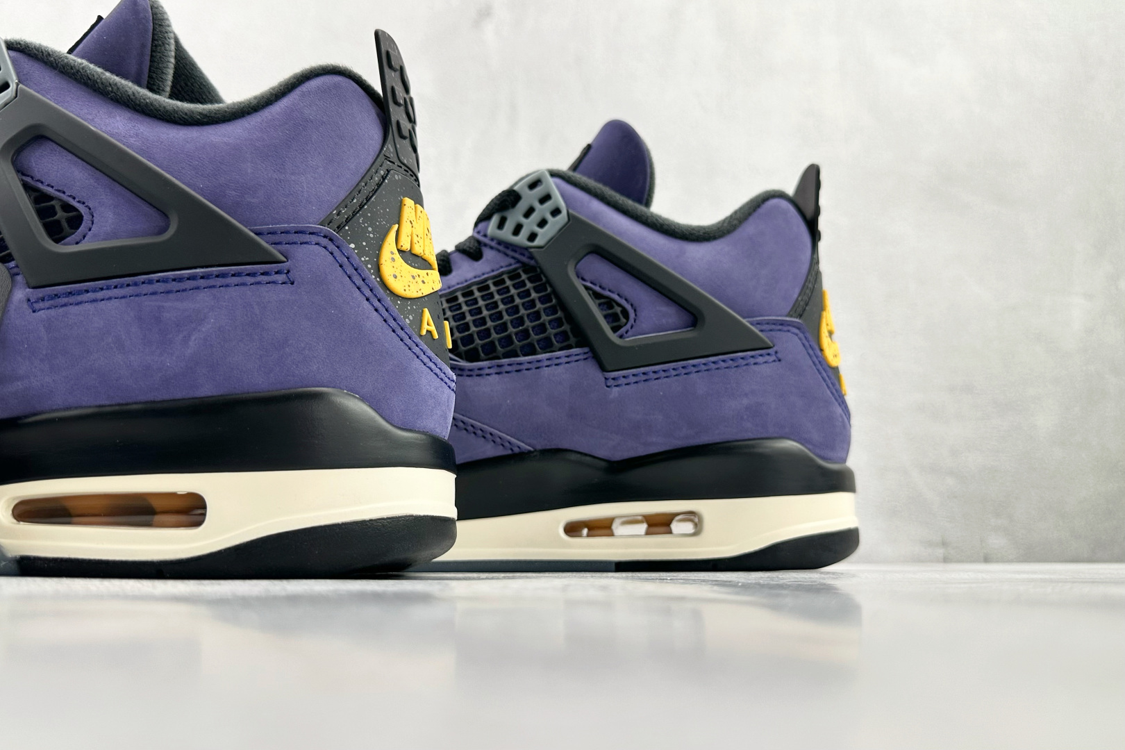 顶级原版 Jordan Air Jordan 4 Retro ”Lakeshow” 湖人配色 紫色 FV5029-500