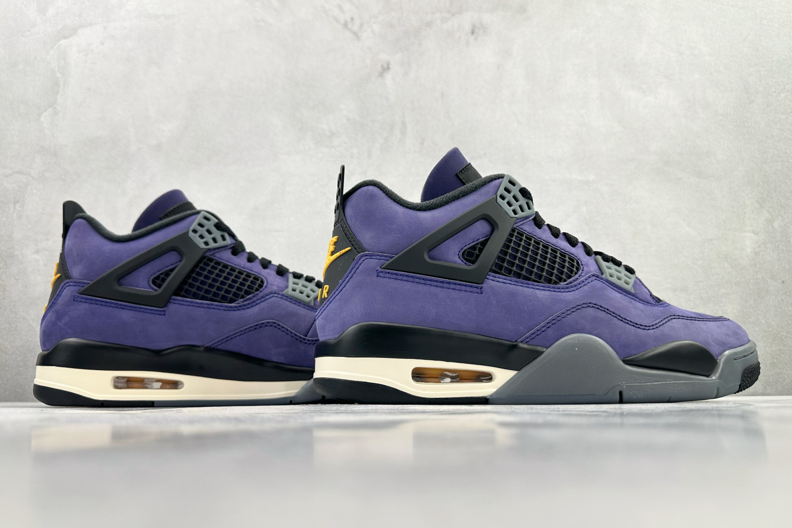 顶级原版 Jordan Air Jordan 4 Retro ”Lakeshow” 湖人配色 紫色 FV5029-500