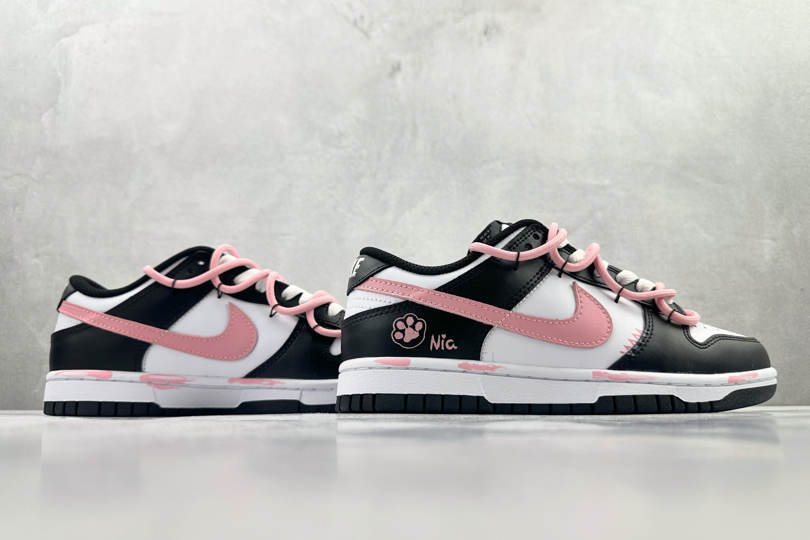 定制球鞋 Nike Dunk 少女设定 黑白粉 DD1503-101