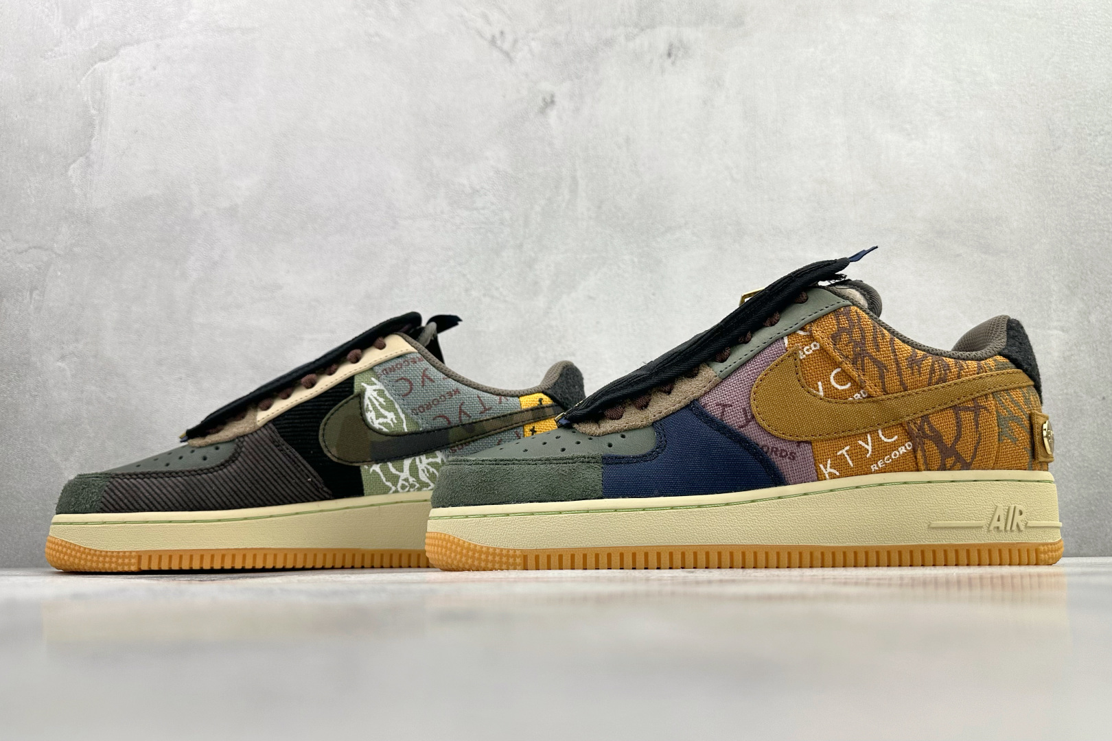 OWFTravis Scott x Nike Air Force 1 Cactus Jack TS 拼接