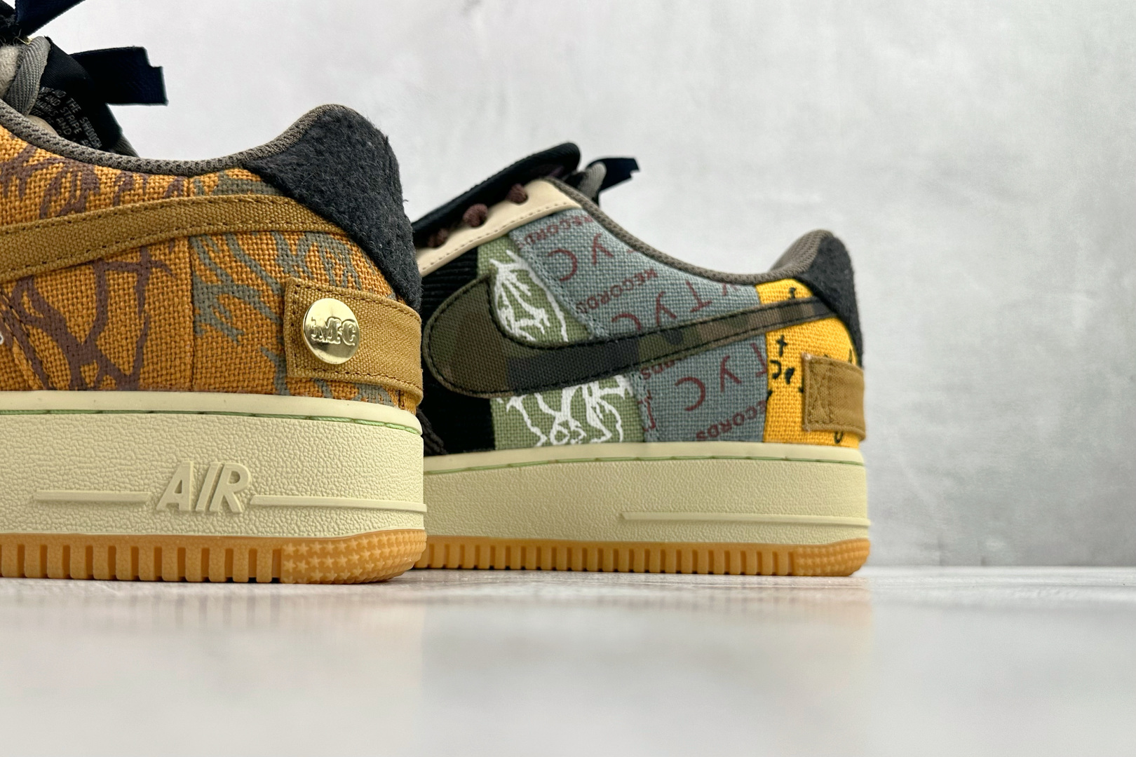 OWFTravis Scott x Nike Air Force 1 Cactus Jack TS 拼接