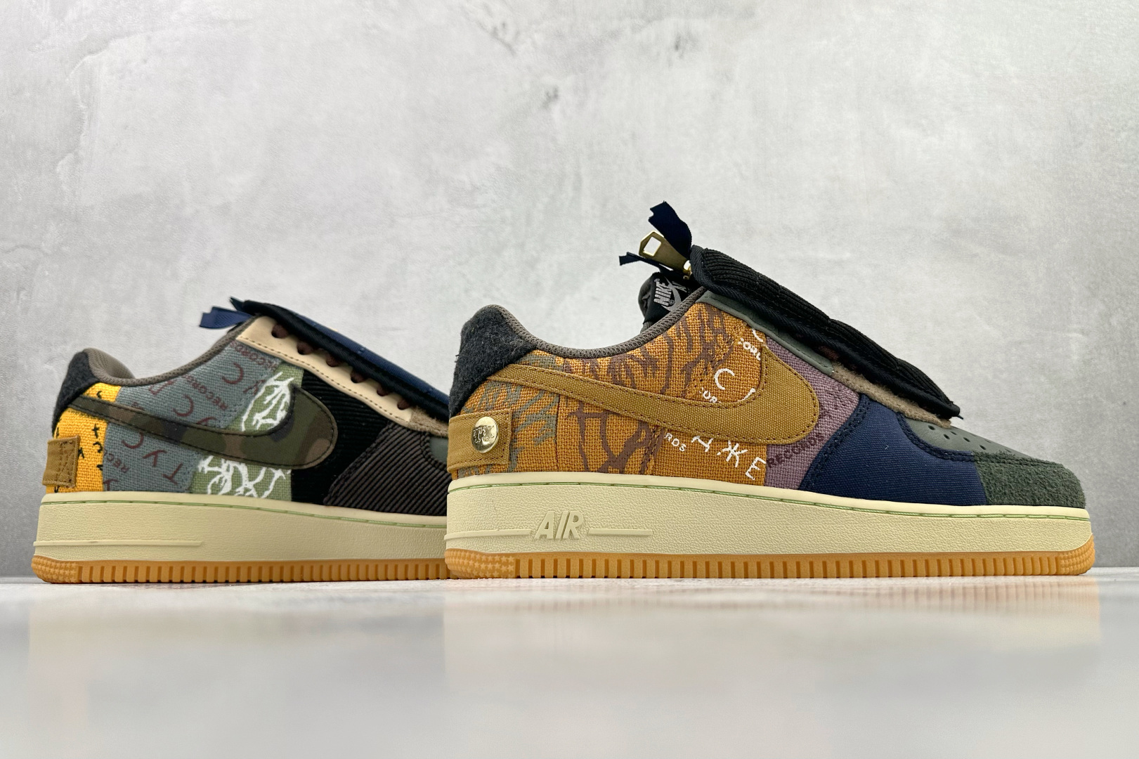 OWFTravis Scott x Nike Air Force 1 Cactus Jack TS 拼接