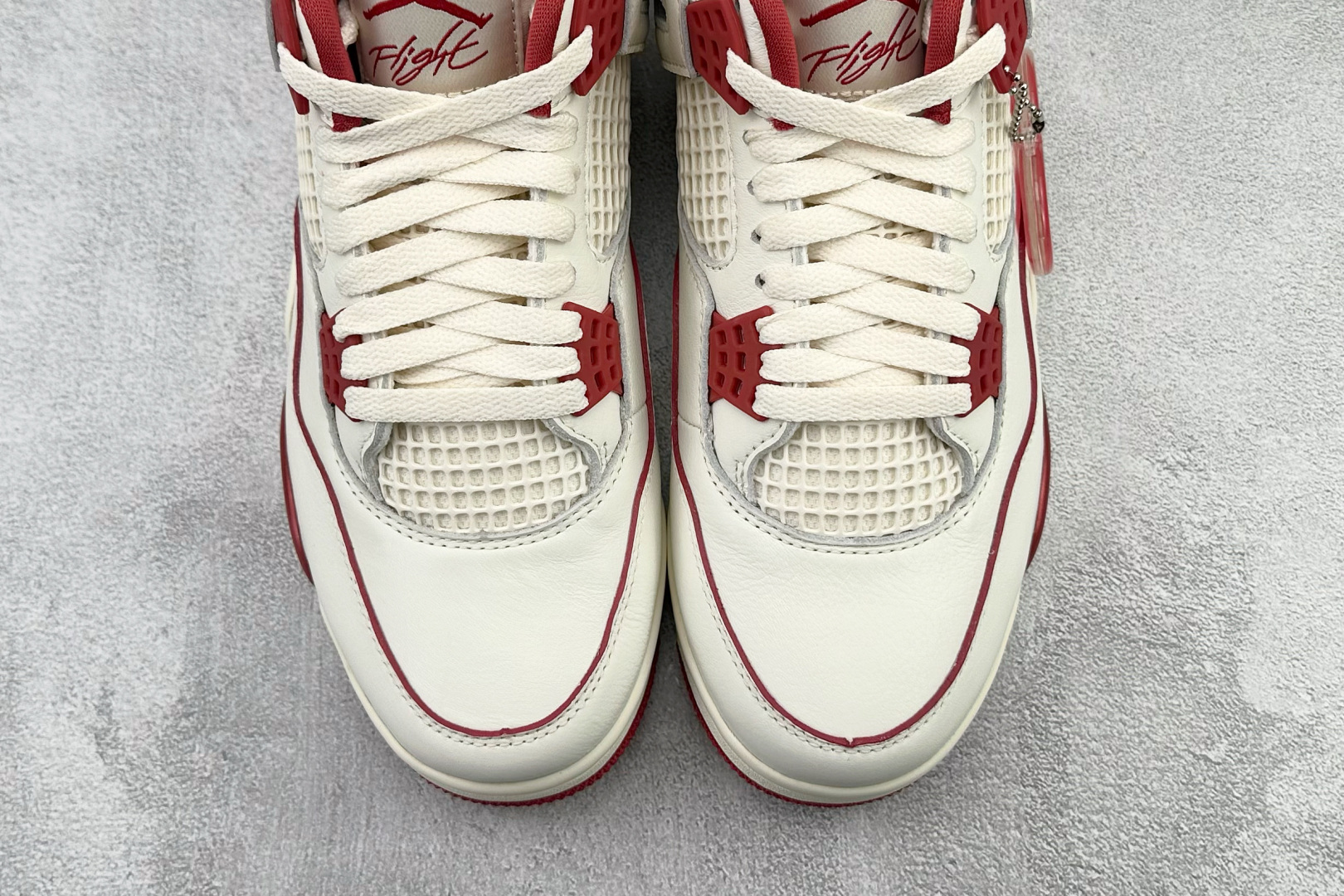 OG 顶级原版 Jordan Air Jordan 4 Retro 情人节 米白红货号：HV0823 1