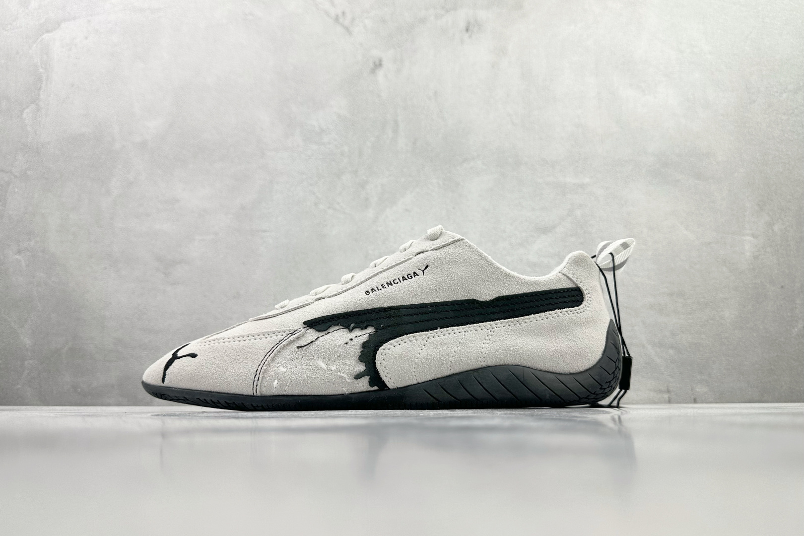 XA 最新外贸批次 PUMA x Balenciaga巴黎世家 Speedcat 白黑货号: WSDSD